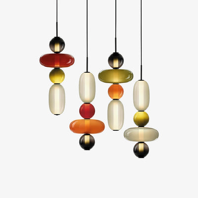 LumaWisp Sugar Glass Pendant Light for Warm Ambience - OpalDwell