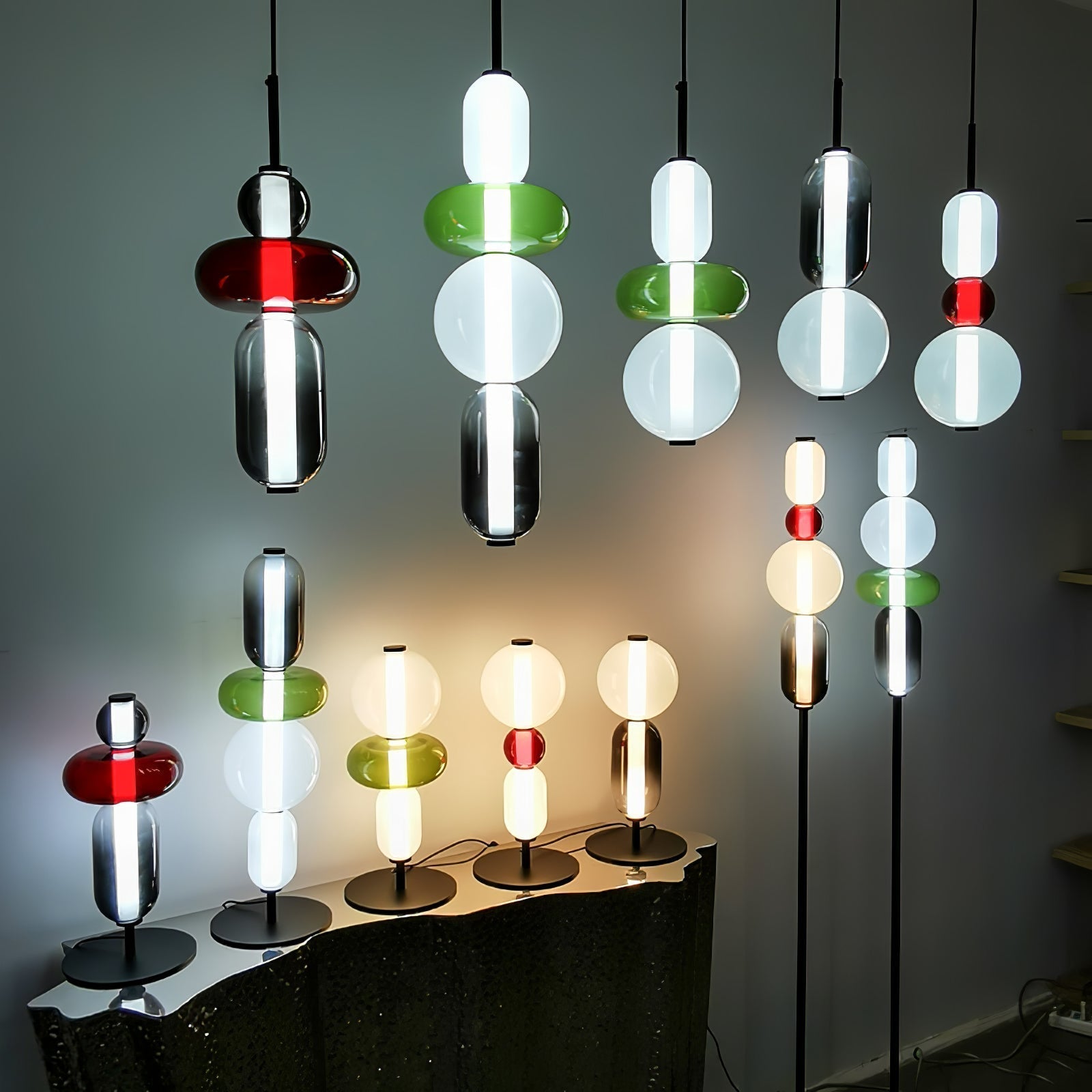 LumaWisp Sugar Glass Pendant Light for Warm Ambience - OpalDwell