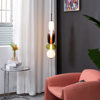 LumaWisp Sugar Glass Pendant Light for Warm Ambience - OpalDwell