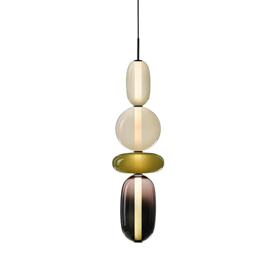LumaWisp Sugar Glass Pendant Light for Warm Ambience - OpalDwell