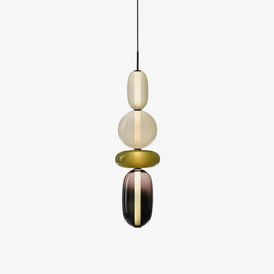 LumaWisp Sugar Glass Pendant Light for Warm Ambience - OpalDwell