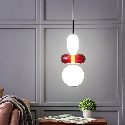 LumaWisp Sugar Glass Pendant Light for Warm Ambience - OpalDwell