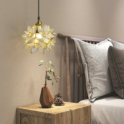 Capiz pendant light lamp | OpalDwell - OpalDwell