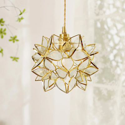 Capiz pendant light lamp | OpalDwell - OpalDwell