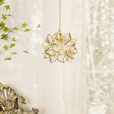 Capiz pendant light lamp | OpalDwell - OpalDwell