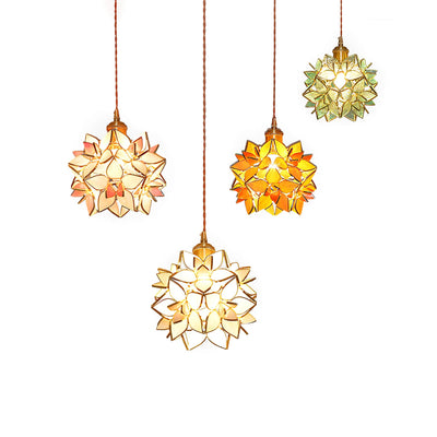 Capiz pendant light lamp | OpalDwell - OpalDwell