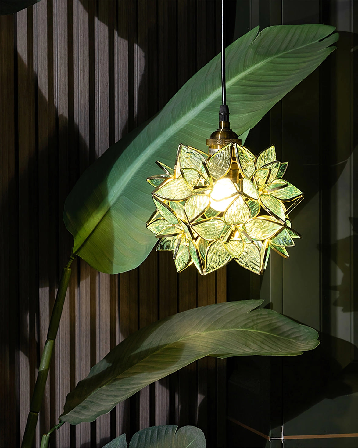 Capiz pendant light lamp | OpalDwell - OpalDwell