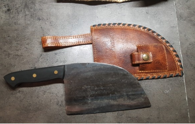 IronCrest Handmade Chef Knife With Carbon Steel Blade - OpalDwell