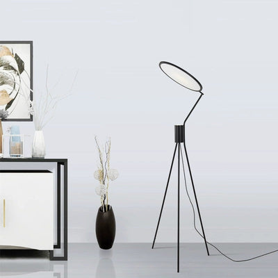 LED Tripod Floor Lamp for Modern Ambient Home Lighting OpalDwell