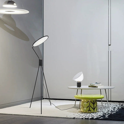 LED Tripod Floor Lamp for Modern Ambient Home Lighting OpalDwell