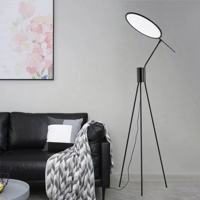 LED Tripod Floor Lamp for Modern Ambient Home Lighting OpalDwell
