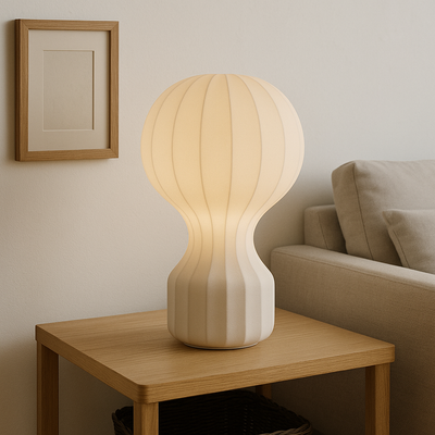 Modern Table Lamp With Soft Warm Light For Calm Decor - OpalDwell
