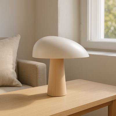 Minimalist Marble Table Lamp, Modern Decorative Light - OpalDwell