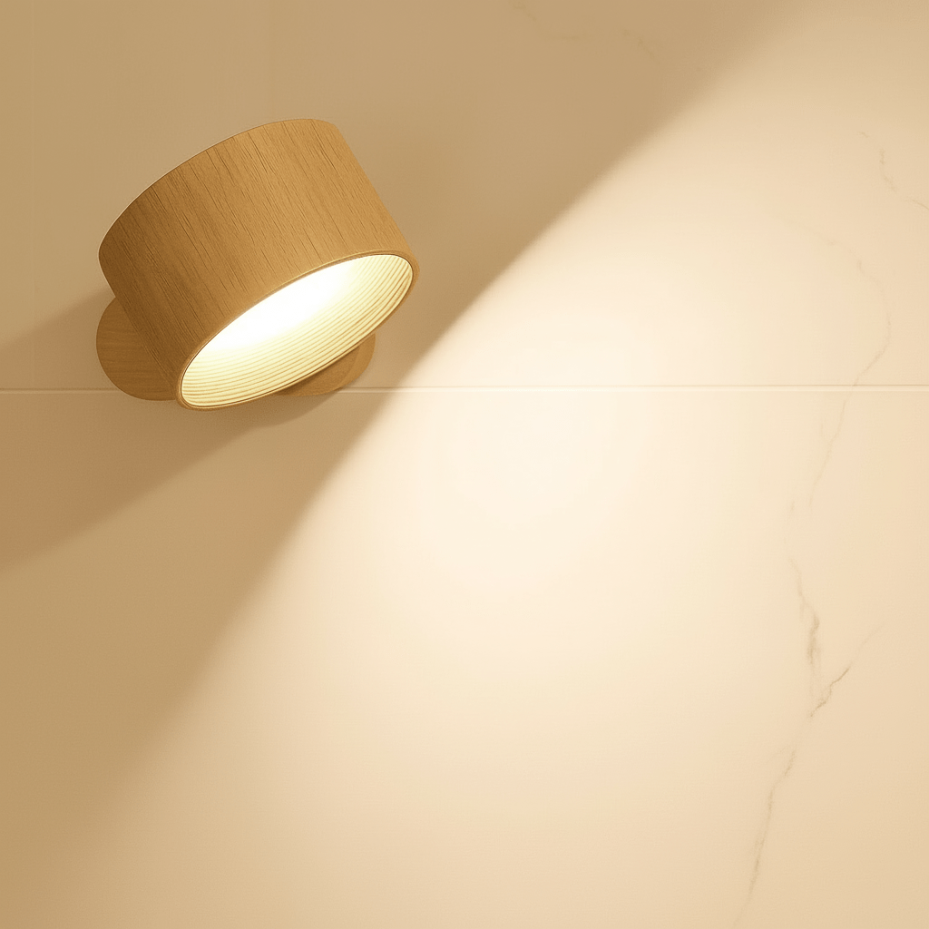 Wireless Rechargeable Wall Light With Nordic LED Design And Remote Dimming - OpalDwell