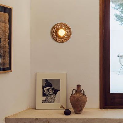 Aurelia Vintage Farmhouse Ceiling Light with Opal Globe - OpalDwell