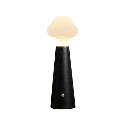 SylvaLume Poetic Table Lamp Metal Wood Acrylic Glow - OpalDwell
