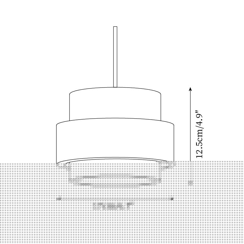 Aurelian Travertine Pendant Light with Walnut Wood Band OpalDwell