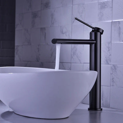Novaqua Deck-Mounted Sink Faucet Single-Handle Brass-Ceramic OpalDwell