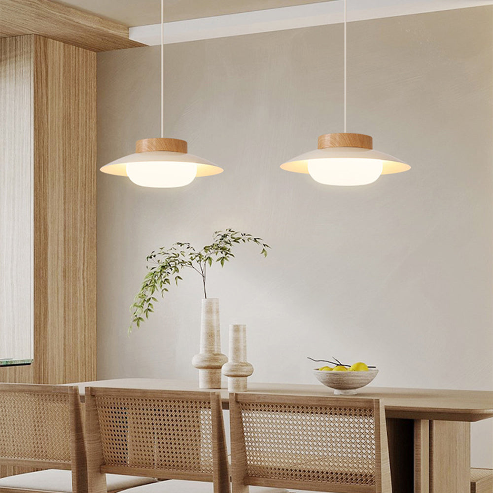 Aurora Rice Bowl Pendant Light for Cozy Dining Rooms - OpalDwell