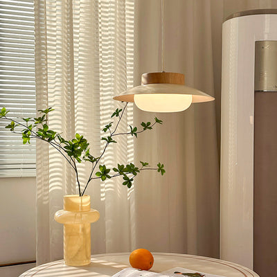 Aurora Rice Bowl Pendant Light for Cozy Dining Rooms - OpalDwell
