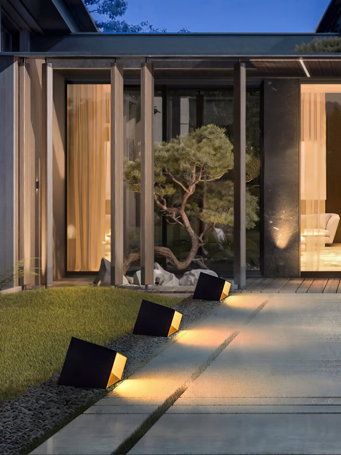 VerdantGlow Solar Garden Lamp - Compact Outdoor Light - OpalDwell