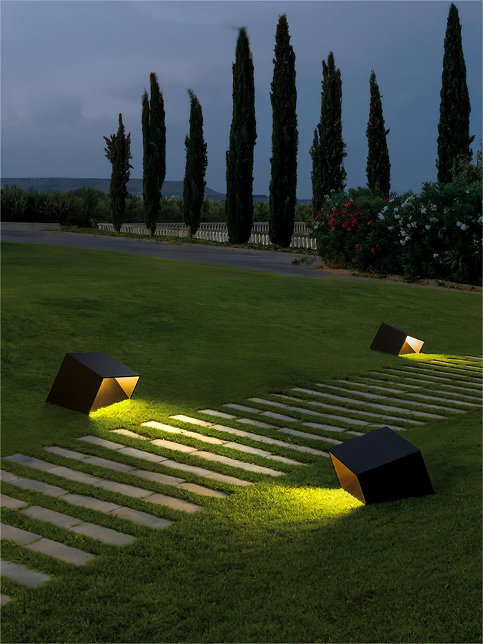 VerdantGlow Solar Garden Lamp - Compact Outdoor Light - OpalDwell