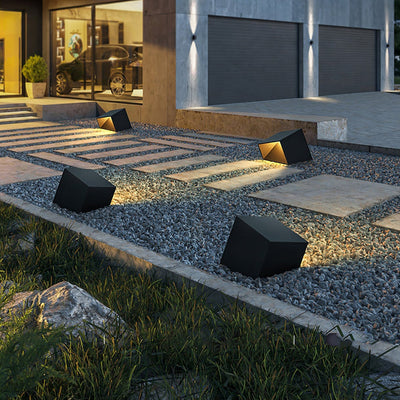 VerdantGlow Solar Garden Lamp - Compact Outdoor Light - OpalDwell