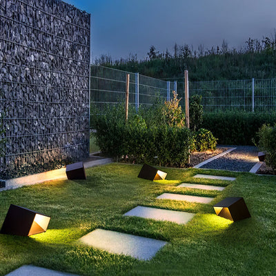 VerdantGlow Solar Garden Lamp - Compact Outdoor Light - OpalDwell