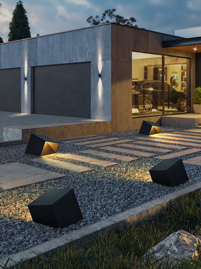 VerdantGlow Solar Garden Lamp - Compact Outdoor Light - OpalDwell