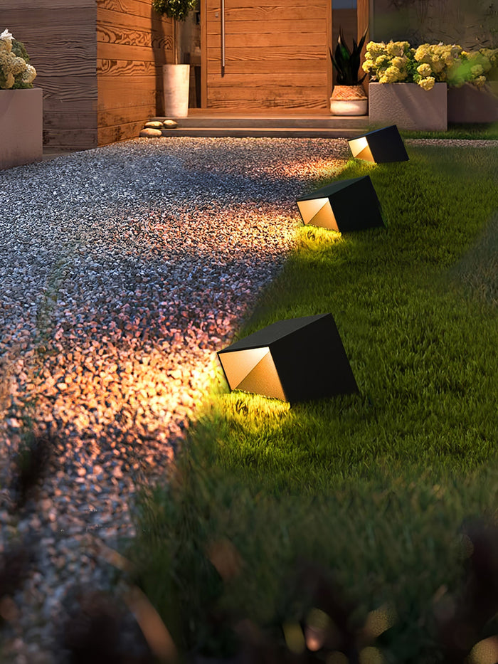 VerdantGlow Solar Garden Lamp - Compact Outdoor Light - OpalDwell