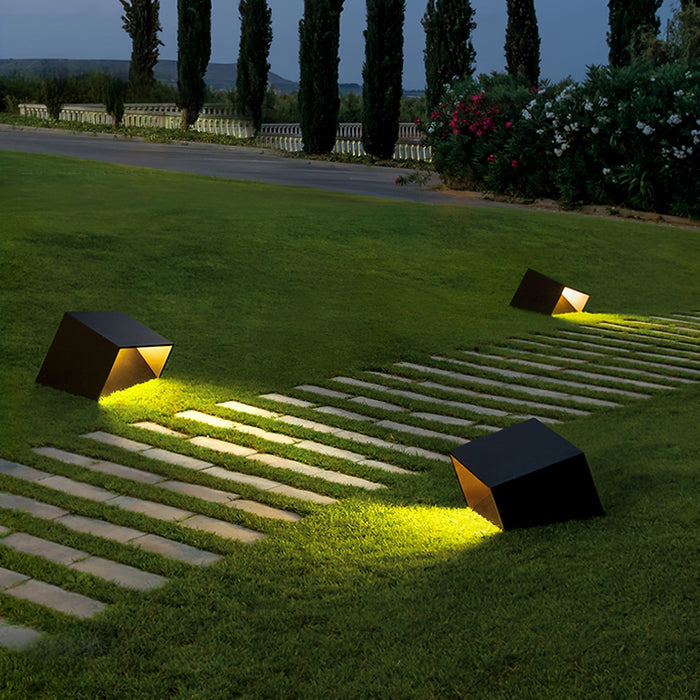 VerdantGlow Solar Garden Lamp - Compact Outdoor Light - OpalDwell