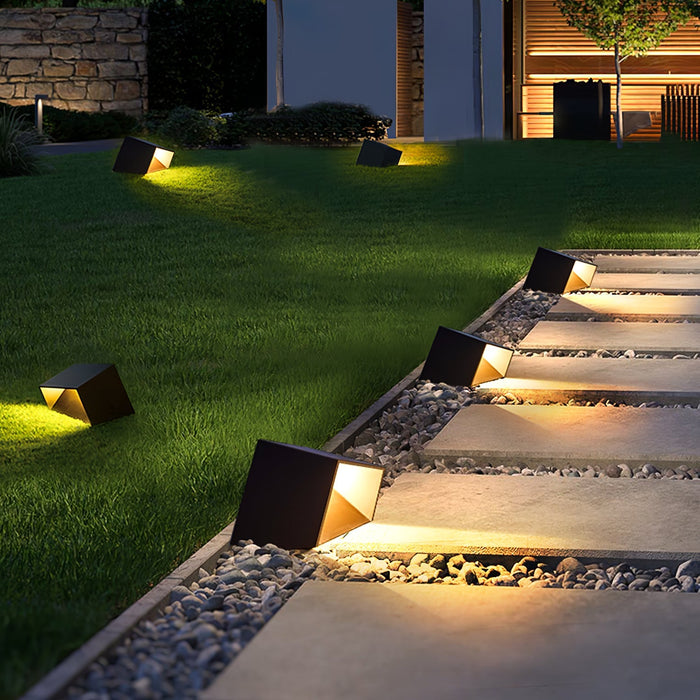 VerdantGlow Solar Garden Lamp - Compact Outdoor Light - OpalDwell