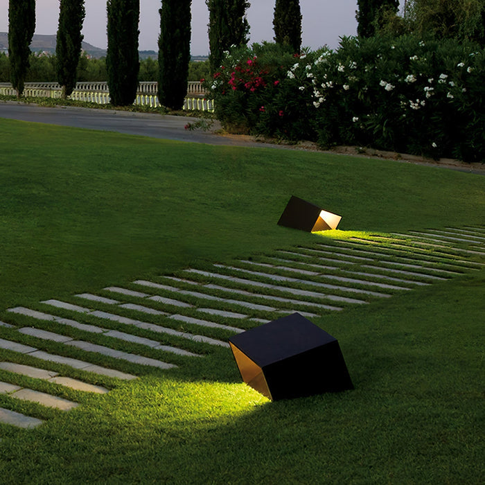 VerdantGlow Solar Garden Lamp - Compact Outdoor Light - OpalDwell
