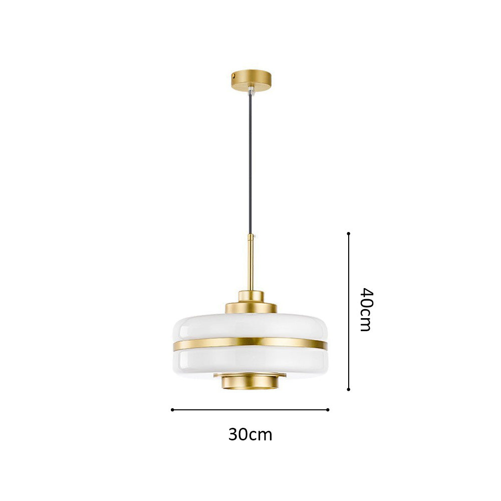 LumiNord Glass Pendant Lamp | Nordic Minimal Warmth - OpalDwell
