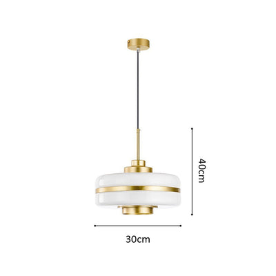 LumiNord Glass Pendant Lamp | Nordic Minimal Warmth - OpalDwell