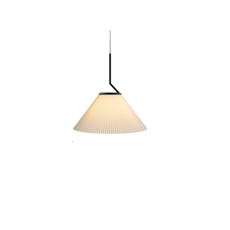 Caelara Soft Pleated Ceiling Pendant Light In Cream - OpalDwell