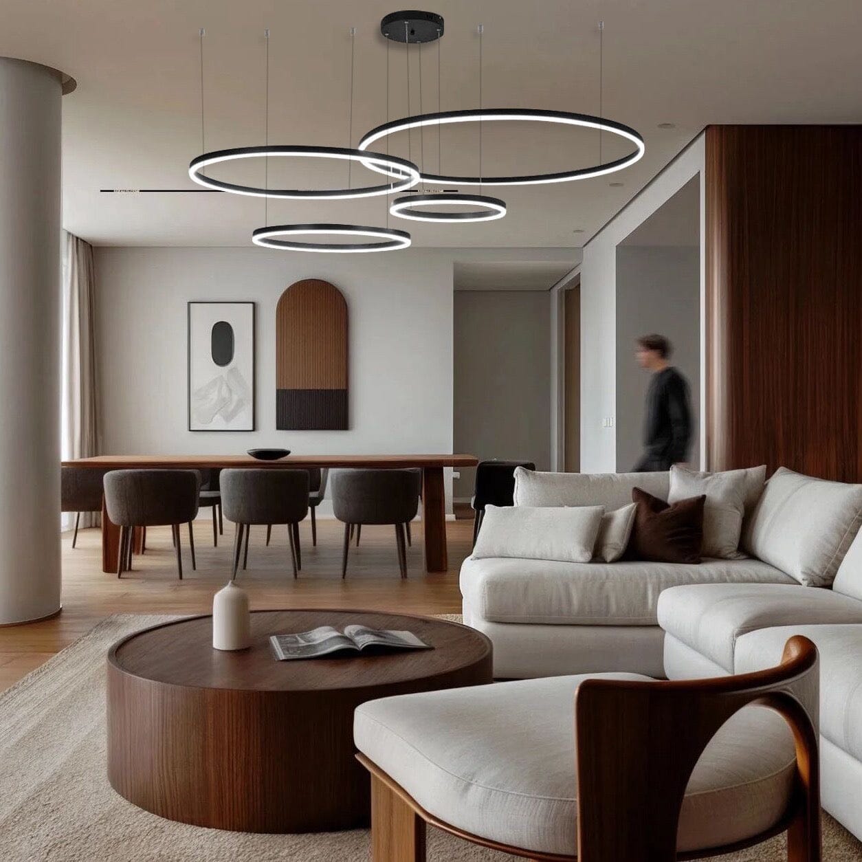 Lunara | Round Lamp - OpalDwell