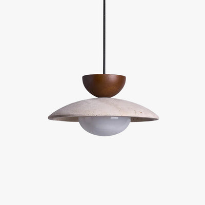 Aurea Travertine Pendant Lights for Dining and Hallways - OpalDwell