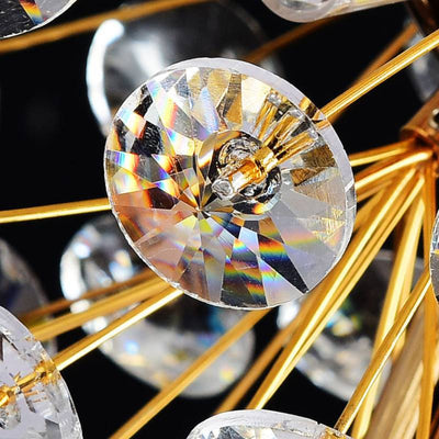 Meadow Bloom Crystal Floor Lamp With Luxury Gold Finish OpalDwell