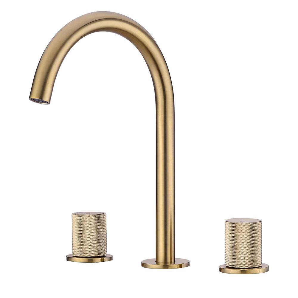 Caelis Dual-Handle Basin Faucet With Honeycomb Spout OpalDwell