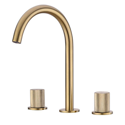 Caelis Dual-Handle Basin Faucet With Honeycomb Spout OpalDwell