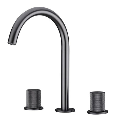 Caelis Dual-Handle Basin Faucet With Honeycomb Spout OpalDwell