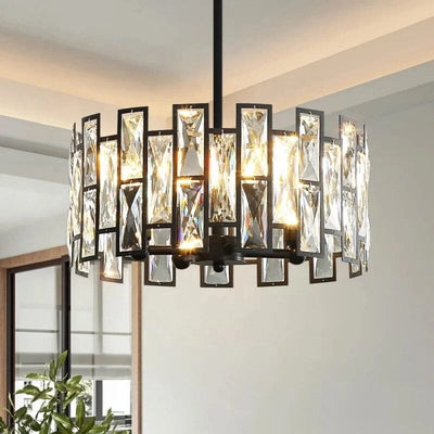 Celestia Crystal Pendant Light in Stainless Steel and LED - OpalDwell