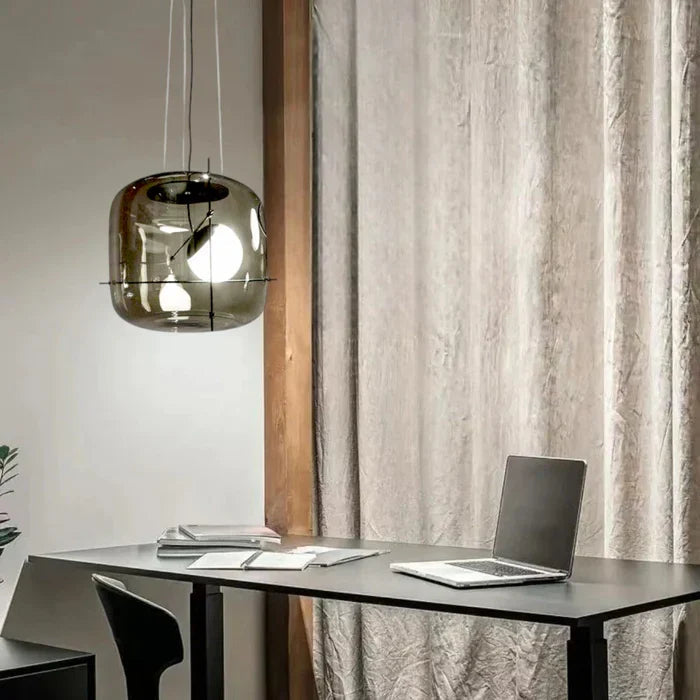 Contemporary Ceiling Hanging Lamp With Modern Glass Pendant Light OpalDwell