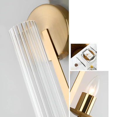 Aetheris Glass Wall Lamp for Elegant Ambient LED Lighting - OpalDwell