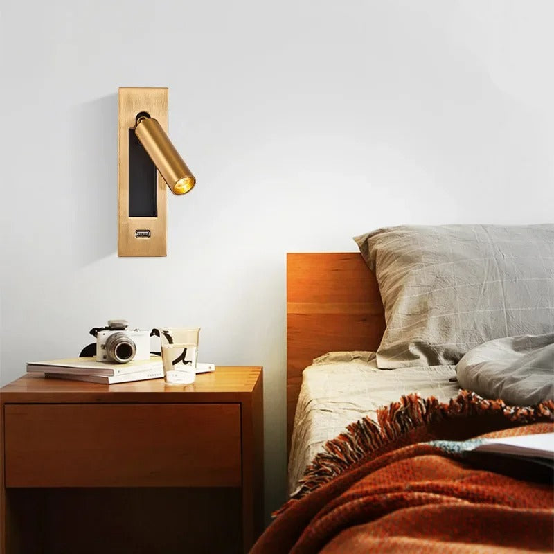 Recessed Bedside Wall Sconce - OpalDwell