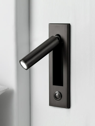 VeraLume Wall-Flush Bedside Sconce With Reading Light - OpalDwell
