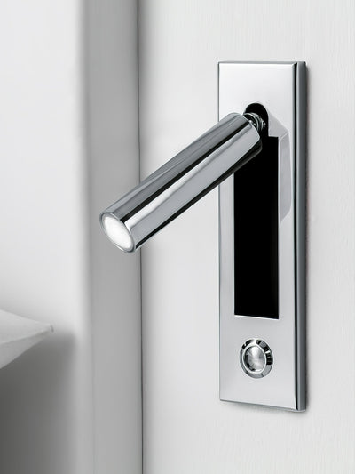 VeraLume Wall-Flush Bedside Sconce With Reading Light - OpalDwell