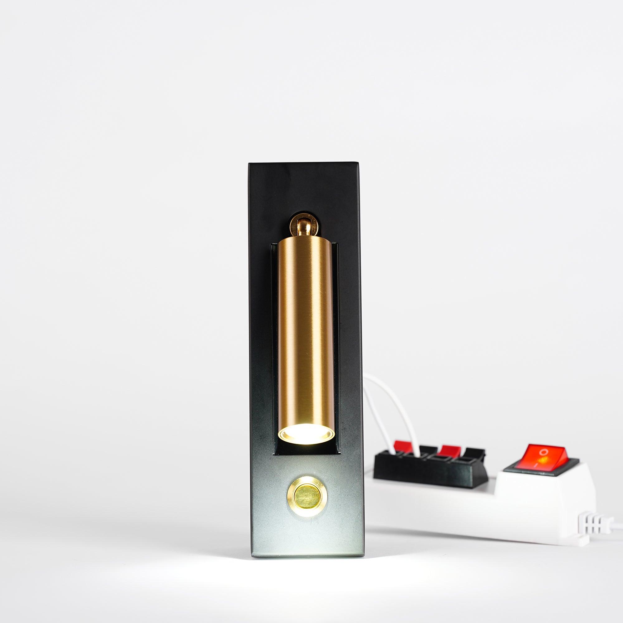 VeraLume Wall-Flush Bedside Sconce With Reading Light - OpalDwell