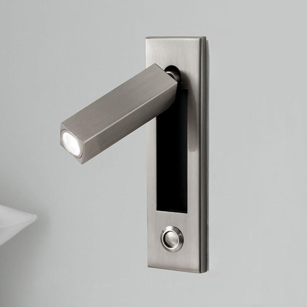 VeraLume Wall-Flush Bedside Sconce With Reading Light - OpalDwell